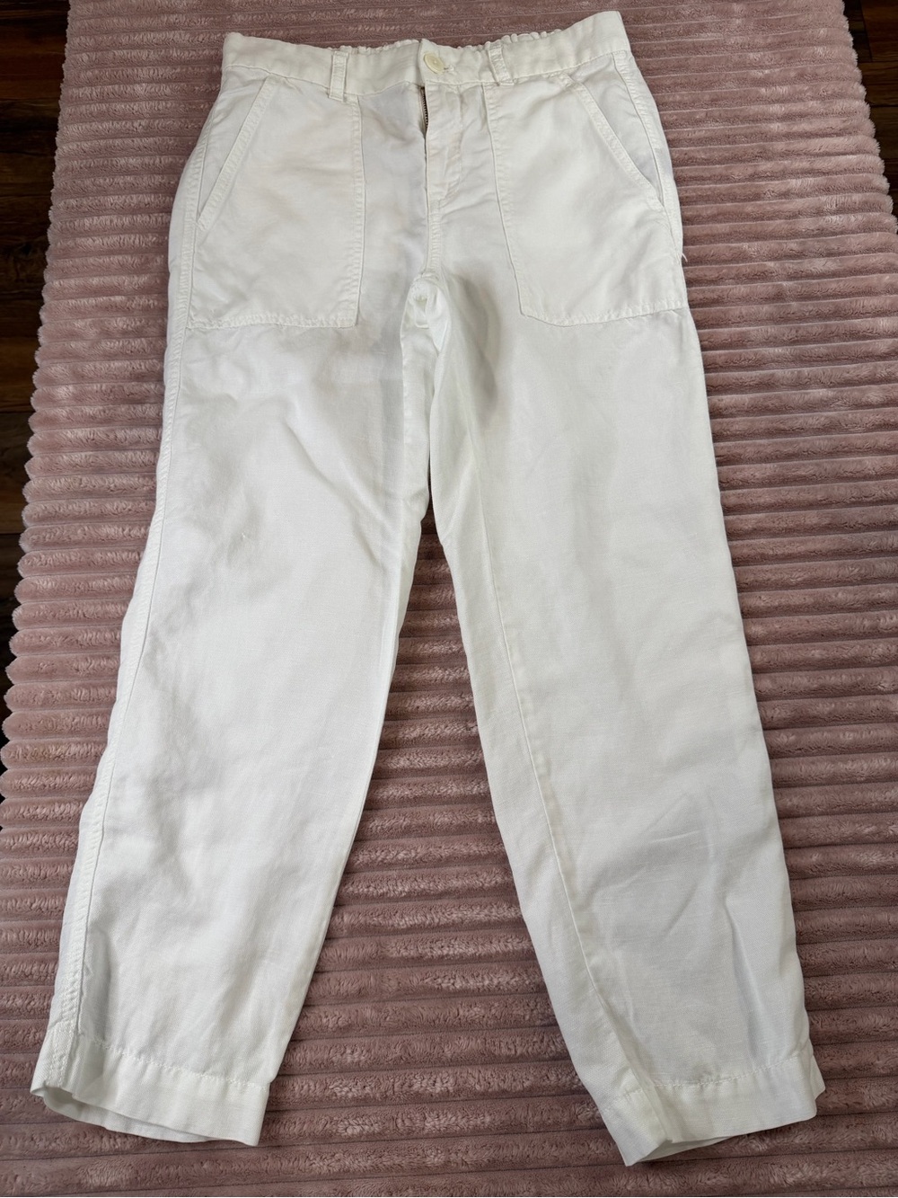 J. Crew Off-White Cotton Chinos